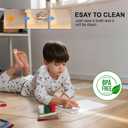 Office Chair Mat for Hardwood Floor,20"X24" Smooth Glide Slip Resistant Desk Chair Mat Hard Wood Floor Protector,Stay in Place Plastic Computer Chair Mats for Rolling Office Chairs Not for Carpet