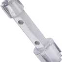 Tub Drain Remover Wrench, Double Ended Shower Drain Wrench Remover Tool for Bathroom Bathhouse Sink Tub Drainage Pipe Plumbing, Aluminum Alloy