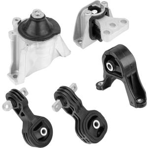 5PCS Engine Motor & Trans Mount Compatible with 2007 2008 2009 2010 2011 Honda CR-V L4 2.4L Replace with A4535 A4536 A4595 A4598 A65010 Engine Motor Transmission Mount