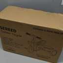 SEREED Colorful Lighting Toddler Tricycle for 2-5 Years Old Girls, Adjustable Seat&Handlebar Trike, Removable Basket, Birthday Gift Idea for Kids Ages 2+ (Pink)