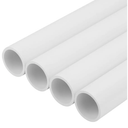 4Pcs 1-1/2 Inch PVC Pipe 17" Long White Sch40 Industrial PVC Pipes for Home DIY, Greenhouse, Garden, Farm, Workshop, Furniture Grade(1.50" x 17"L)
