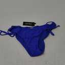Zmart Women String Tie Side Bikini Bottoms Moderate Coverage Swimsuit Bottom Low Waist Low Rise Bathing Suit M