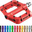 Mountain Bike Pedals Flat - MTB Pedals Flat, Bicycle Pedals for BMX/MTN/Road/Gravel/EBike, BMX Pedals, Platform Pedals, Adults & Kids Bike Replacement Upgrades Parts 9/16