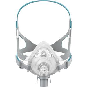 TMS Comfort Series Nasal CPAP Mask Full Face - Reusable CPAP Supplies - Covers Nose and Mouth - Includes Headgear, Frame, Elbows and Full Face Mask Cushion (Large)