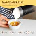 4 in 1 Electric Milk Frother: 10oz/350 mL Large Capacity Electric Milk Steamer for Hot and Cold Milk Froth - Automatic Milk Frother & Warmer for Latte, Cappuccinos, Macchiato, Hot Chocolate