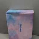 NEMONE Mermaid 4 Size Adjustable Light up Roller Skates for Girls, Purple Blue Skates for Toddlers, Beginner Kids Butterfly Roller Skates Indoor Outdoor (Medium - Big Kid, B- Unicorn - Pink)