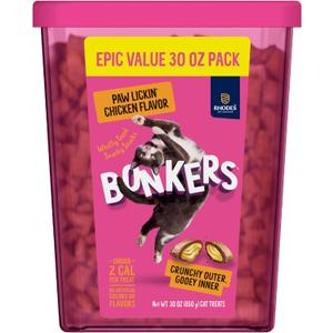 Bonkers Bites CAT Treats PAW Lickin Chicken 30 OZ