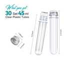 30 Pack Science Party Test Tubes 45 ml 25x140mm