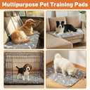Puppy Pee Pads with Pheromones,Forever Pad,Washable Pee Pads for Dogs,Reusable Dog Pee Pads,Waterproof and Leak-Proof,Non-Slip Base Training Pad Suitable for Home and Dog Crates(Gray,M)