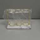 Toothbrush Holder Stand Multifunctional Marble Pattern Organizer for Bathroom Countertop and Storage for Toothbrushes and Cosmetics