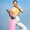 IwIeIaIrI Yoga Mat Bag for Women with Large Size Pocket and Zipper Pocket,Yoga Bag Mat Carrier Holder Fits Most Your Stuff,Yoga Accessories Gifts