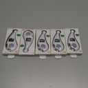 5 x Digital Tasbih Finger Counter, Muslim Islamic Rotating Digital Tasbeeh Prayer Beads Tally Counter with Time and LED Night Light (White LED)