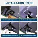 Sun Visor Repair Kit compatible with RAM 1500 2019-2023, 2 pack Sun Visor Clip For Trucks, Aluminum Alloy Visor Clip, Sun Visor Fix Replacement ,Car Repair Kit Accessories, Ram 1500 accessories