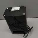 Lerat Electric Space Heater, Small Heater for Indoor Use, 1200W PTC Fast Heating Portable Heater, Overheat & Tip-Over Protection, Heating & Fan Modes for Bedroom, Office, Camping, Black