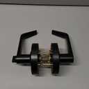 Commercial Door Handle for Restroom, Vacant Occupied Bathroom Lock, Occupied Door Handle, Privacy Indicator Door knob for Public & Industrial Buildings (Matte Black)