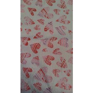 Set of 3 Rachel Zoe Valentine Placemats 13" x 19" Hearts Metallic Pink Red
