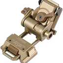 Night Vision Goggles NVG Mount for L4G24 Metal Helmet Mount,Rhino Mount Full Metal Tactical Helmet Mount CNC PVS15/18 Sand Color