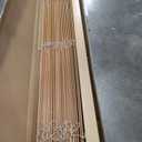 DEZ FURNISHINGS Cordless 2" Signature Faux Wood Blind, 58.5" W x 60" H, Bark Brown