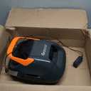Cordless Robotic Pool Cleaner, Lasts 90 Min, Automatic Vacuum for Above-Ground Pools up to 860 Sq.ft, Portable, Self-Parking, Orange