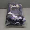 Jay Franco Wednesday Addams Queen Comforter Set - 7 Piece Bedding Includes Sheet Set & Pillow Covers - Black and Grey Stripes Super Soft Kids Bedding