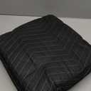 Large moving blankets, 80*72 inches, suitable for furniture moving protection and shipping packaging, quilted furniture pads, extra thick blankets for moving, heavy blanket (black) 2-pack.