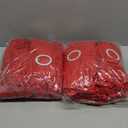 100PCS Stretch Wedding Red Chair Sashes Bands with Slider Buckle Spandex Chairs Bows for Party Birthday Bridal Shower Engagement Events Decorations (red)