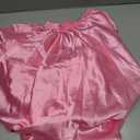 Girls Satin Full Dancing Circle Long Flowy Dance Skirt for Belly Dance, Flamenco, Classical & Folk Dance (8-12 Years, Pink)