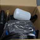 Electric Pressure Washer - 4800PSI 2.8GPM Power Washer with 500ML Foam Cannon, 4 Nozzle Tips, with 4-Wheel Anti-Tip Technology, 360 Swivels High Pressure Cleaning Machine for Cars, Driveways, Patios