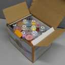 New brothread 40 Colors Compatible with Brother Polyester Embroidery Machine Thread Kit 500M (550Y) Each Spool Compatible with Brother Babylock Janome Singer Pfaff Bernina Embroidery & Sewing Machine