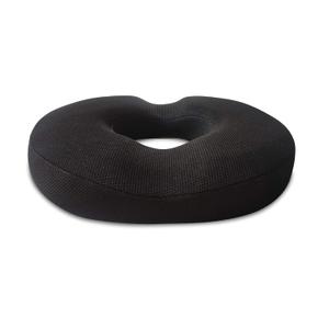 The White Willow Donut Pillow for Tailbone Pain-Coccyx Seat Cushion for Chair-Hemorrhoid & Piles Pillow-Car Seat Donut Cushion-Soft Memory Foam Orthopedic Coccyx Ring Pillow-Below 60KG-Black