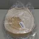 CRASPIRE 354 x 2in Crown Molding Peel and Stick Foam White Self Adhesive Flexible Trim 3D Sticky Vintage Decorative Wallpaper Border Wall Edging Foam Baseboard Mirror Border Wall Lines Hotel DIY Decor