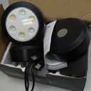 EZVALO Picture Lights for Wall, 2000mAh Rechargeable Battery Magnetic Poster Lights with 3 Color Temps & 12 RGB, Remote Dimmable Timer Painting Light, Wall Decor Light for Art Display, Frame (3 Pack) (Black)