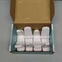 Door Lever Locks (4 Pack) - Prevents Toddlers from Opening Doors - Durable ABS with 3M Adhesive - Easy One-Hand Operation for Adults, No Tools Needed (White)