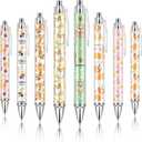 Ireer 8 Pcs Ballpoint Pens for Women 1.00 mm Cute Black Ink Fancy Pens Fine Point Smooth Writing for Journaling Aesthetic Office Supplies(Corgi)