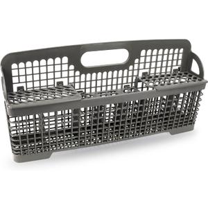 Upgraded Dishwasher Silverware Basket Replacement for 8531233 WP8562043 Whirlpool Kitchenaid Dishwasher Utensil Basket Replace WP8531233VP 8531233 W10190415 8531288 Cutlery Basket Holder by Techecook