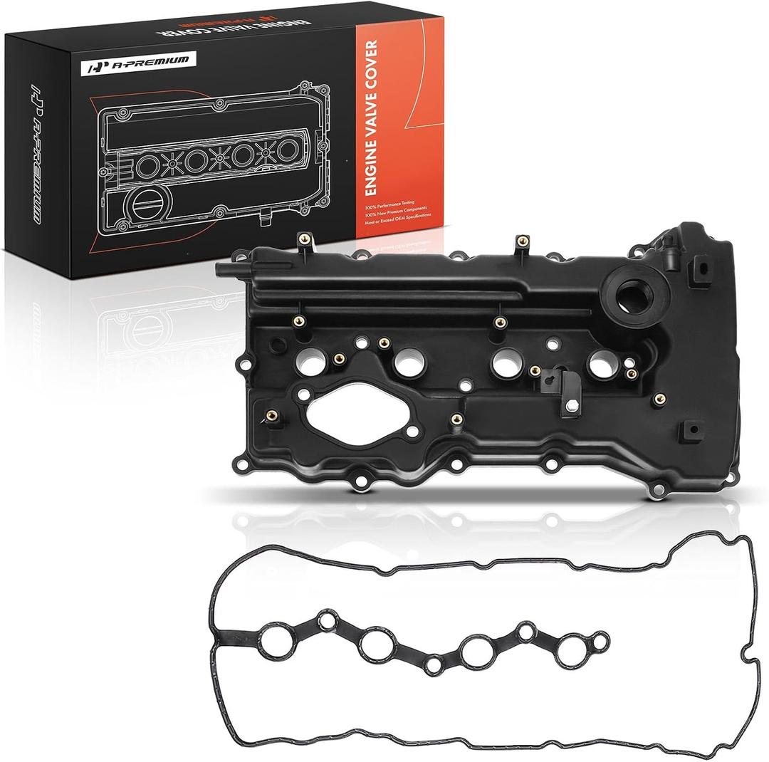 A-Premium Engine Valve Cover with Valve Cover Gasket Compatible with Kia Optima 2011-2015, Sportage 2011-2016, Sorento 2012, Hyundai Tucson 2014-2015, 2.0L 2.4L, Replace # 224102G710 22410-2G710