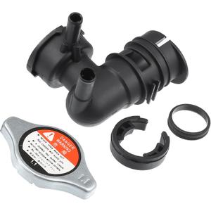 1 Set No.1643131490/1640162100 Engine Radiator Coolant Filler Neck with Radiator Cap for Lexus RX350 Base 3.5L V6 2007-2009