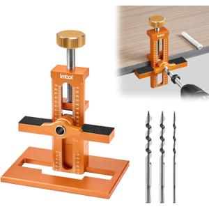 Imbot Cabinet Door Mounting Jig &With Base 3-In-1Adjustable Cabinet Door Installation Positioning Tool For Installing Frameless Or Framed Cabinet Doors (Extended Version)