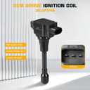 QYL Set of 4 Ignition Coil UF549 & Iridium Spark Plugs 9029 Compatible with 2007-2014 Nissan Altima Versa Sentra Rogue Cube QX60 NV200 2.5L 2.0L 1.8L 1.6L