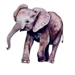 23 x 23 Inch Jungle Safari Party Decoration Jungle Theme Party Yard Sign Large Wild Animal Yard Sign Elephant Lawn Stake for Outside Zoo Home Garden Party Decor