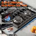 Stove Gap Covers Stainless Steel, 2 Pack Upgraded Stove Gap Filler for Gap Between Stove and Counter, Range Trim Kit Fits Up to 26 Inch & 0.6 Inch Width, Stove Counter Gap Cover