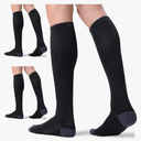 FITRELL 3 Pairs Compression Socks for Women and Men 20-30mmHg-Circulation Support Socks, Small/Medium