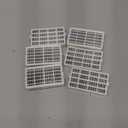 Refrigerator Air Filter Replacement for Whirlpool W10311524, Kitchenaid Refrigerator Air Filters and Jenn-Air FreshFlow AirFilter Replace, Effective Filtration with Pre-Filter (6 Pack)