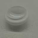 7.5-Inch White Mushroom Glass Shade - 5-7/8-Inch Fitter Opening