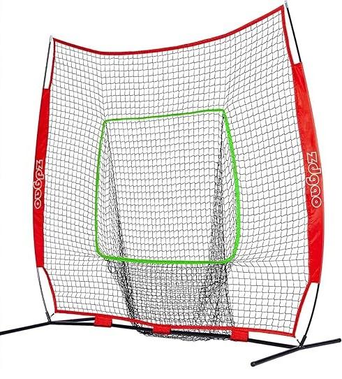 Zdgao 7×7ft Baseball Softball Practice Net- Portable Baseball Net for Batting, Hitting, Pitching