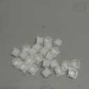 PATIKIL Square Plastic Plug, 24 Pcs 3/4 Inch/19mm Tubing Insert End Caps Plastic Plug Cap for Square Tubes Chair Legs Furniture Metal Tubing Hardware Plugs Fences, White (0.75 x 0.75 x 0.59 inch)