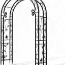 Garden Abor - 88"(H)*51"(L), Sturdy Metal Garden Arch with Rust-Resistant Finish, Trellis for Climbing Plants Outdoor, Ideal as Wedding Arches for Ceremony20MM Pipe