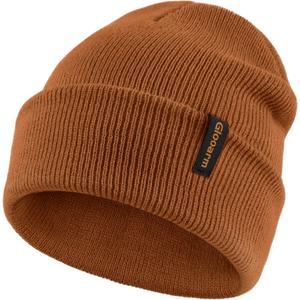 Glooarm Baby Beanie, Toddler Beanie Baby Boys Girls Beanies Kids Knit Winter Hats Newborn Infant Cuffed Caps, 0-6 Years (Camel)