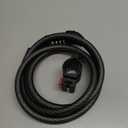 Master Lock Cable Lock, Set Your Own Combination Bike Lock, 6 ft. Long, Black, 8122D