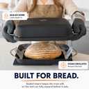 Bulka Bread Oven for Sourdough, Carbon Steel Dutch Oven for Bread Baking - Lightweight Sourdough Bread Pan, No Seasoning Required, Even Heat Design, Silicone Bread Sling Included, Rust-Resistant